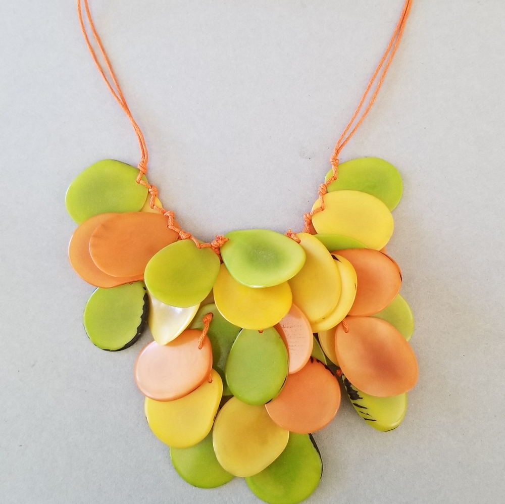 Tagua Lluvia Necklace